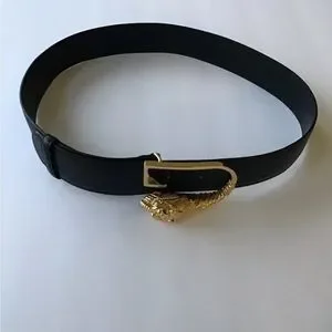 Gucci leather belt with golden tiger head buckle size small Gucci | Accessories | Gucci Leather Belt With Golden Tiger  main image 3
